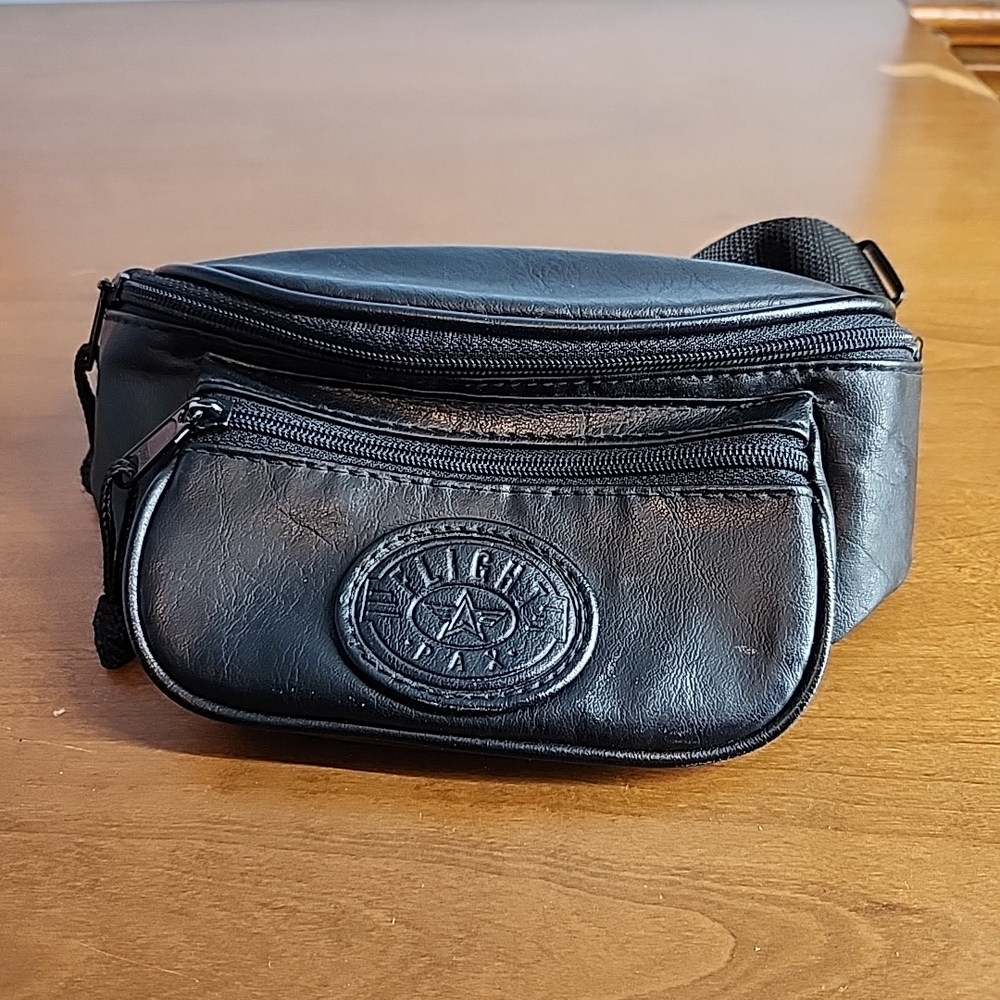 Flight Pax Mens Womens Leather Pack Fannie Waist Pack